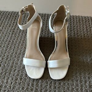 White Paige Willow Wedge Sandal